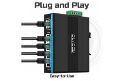 China 5 Port Gigabit Switch E-Mard Certified Industrial Ethernet Switch supplier