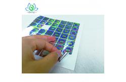 China Anticounterfeiting Silver Goil 3D Tamper Proof Barcode Labels supplier