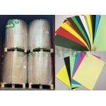 Uncoated Pink Blue Green 180Gsm Normal Card Sheet For Advertising Printing 63.5 x 91.4cm for sale