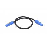 Blue Power Wire Connectors Industrial Powercon Plug Wiring Harness