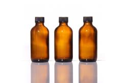 China 60ml Mini Lotion Bottles Bulk 4oz Boston Round Glass Diffuser supplier