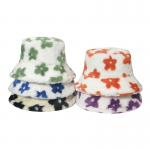 Autumn And Winter New Plush Multi-color Warm Flower Fisherman Hat for women for sale