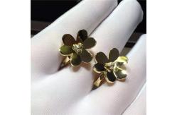 China Van Cleef & Arpels Frivole earrings large model yellow gold round diamonds VCARB65900 supplier