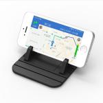 Silicone Car Phone Holder Car Phone Mount Silicone Car Pad Mat For Dashboards Slip Free Desk Phone Stand Holder for sale