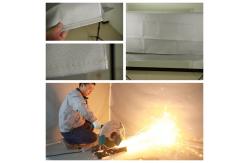 China 1.2x1.2m Suntex Coated Fiberglass Fabric Fireproof Test supplier