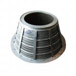 Stainless Steel Cylinder Coal Centrifuge Basket Wire Wrap V Shape Wedge Wire Mesh Sieve Basket for sale