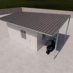 Temp Rest Area Detachable Ready Made Container Homes Eco Friendly