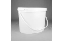 China Oval Shape Food Grade PP 10L Plastic Pail Excellent Seal Ability supplier