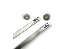 China 150*9mm Tin Plated Iron Metal Strap Seals For Truck Trailer Security supplier