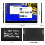 13.3Inch WPortable Wireless Touch Screen Monitor