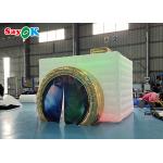 Inflatable Party Tent Fire Proof Removeable LED Air Pump Photo Booth Camera Shape For Advertising for sale