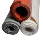 High Temperature Resistant Insulating Silicone Rubber Sheet 0.3 - 0.95g / Cm3 Density