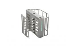 China Two Way Revolving Door Half Height Turnstile Access Control System DC24V supplier