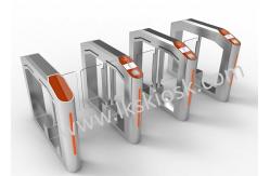 China Ticket Checking Automatic Speed Gates System , Access Control Speed Gates In Cinema Entrance supplier