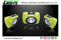 China 385lum CREE LED Miners Cap Lamp ABS Material 6800mA Battery Capacity High Brightness supplier