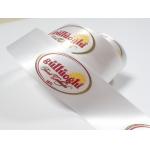 Garment Webbing Polyester Fabric Tape With Silk Screen Printed Logo for sale