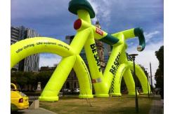 China commerical large Inflatable giant advertising bike model for sale supplier