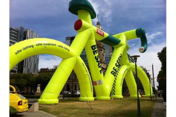 commerical large Inflatable giant advertising bike model for sale