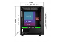 China OEM ATX Mid To High End Gaming Cases Offer Wide Range Of Styles supplier