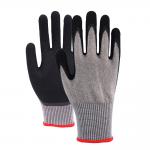 13 Gauge Nitrile Coated Cut Resistant Work Gloves Palm Coated Touchscreen Functionality for sale