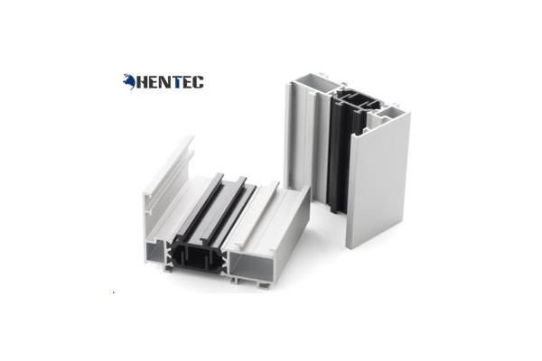 Powder Painted Aluminium Window Extrusions With Termal Strip , Customerized
