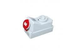 China 16Amp Industrial Interlocked Switch Socket Plug 50Hz 4 Pole Antiaging supplier