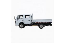 China Dongfeng Double Row Cargo Transport Truck With Fence Plate Style supplier