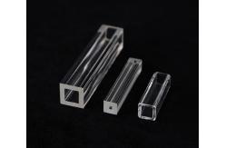 China Square Single Bore Quartz Microcapillary Tube Standard Wall Thickness Long Service Life supplier