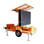 Trailer Mounted Portable VMS Signs LED Changeable Message Signs for sale