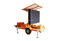 China Trailer Mounted Portable VMS Signs LED Changeable Message Signs supplier