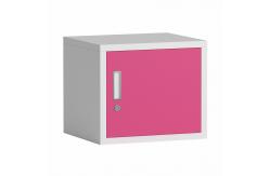 China Home & School Small Lattice Steel Metal Storage Cabinet Locker With Key supplier