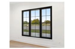 China Soundproof Panoramic Aluminum Fixed Window Triple Glazed For Living Room supplier