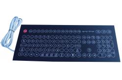 China Compact IP65 waterproof Industrial Membrane Keyboard / washable computer keyboard supplier