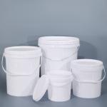General Packaging 5L Food Grade PP Storage Container Plastic Bucket With Screw Lid Handle for sale
