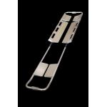 60mm Hospital Folding Scoop Stretcher Trolley Manual Power 180 Deg Adjustable