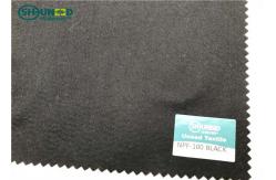 China Black Polyester Needle Punch Nonwoven Felt For Breast Canvas 100cm / 150cm Width supplier