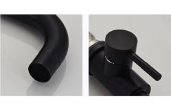 China Straight Bend Varnish SUS304 ODM 310mm Cold Hot Water Kitchen Faucet supplier