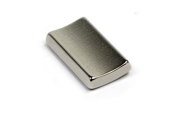Powerful Arc Shape Neodymium Refrigerator Magnets Customized Size