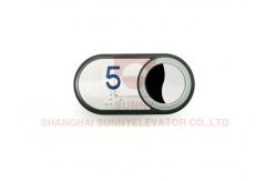 China Progressive Elevator Push Button Parts Mirror Stainless Steel Surface supplier