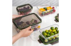 China Large Capacity Stackable Food Storage Containers 3500ml Rectangular Crisper supplier