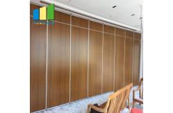 China Movable Soundproof Folding Room Partitions Aluminum Frame + Board Structure supplier