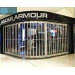 3m Height 2.5mm Foldable Glass Doors For Shopping Malls for sale