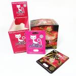 Advertising Printing Custom Plastic 3D Lenticular Card Custom Rhino Male Enhancement Pill Packaging Boxes Pink Pussycat for sale