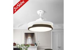 China Modern Retractable DC 65W Smart Ceiling Fan Light Dimmable 5 Speed supplier