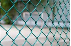 China 15M PVC Coated Diamond Chain Link Fence 6ft BWG16 supplier