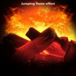 Fireplace Power Decoration LED Flame Lights Firewood Simulation Desktop