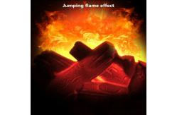 China Fireplace Power Decoration LED Flame Lights Firewood Simulation Desktop supplier