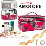 High quality lager capacity double lager design cosmetic bags
