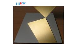 China AA3003 3mm Mirror ACP Aluminum Composite Panel Sheet Matt Finish supplier