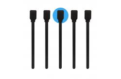 China Cleanroom Black Foam Tip Printer Cleaning Swab With Square Sponge Stick supplier
